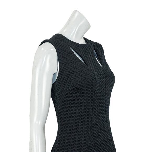 CLAUDIE PIERLOT textured sleeveless FAFFINEE Dress in Black Women's size 38 - Picture 8 of 10